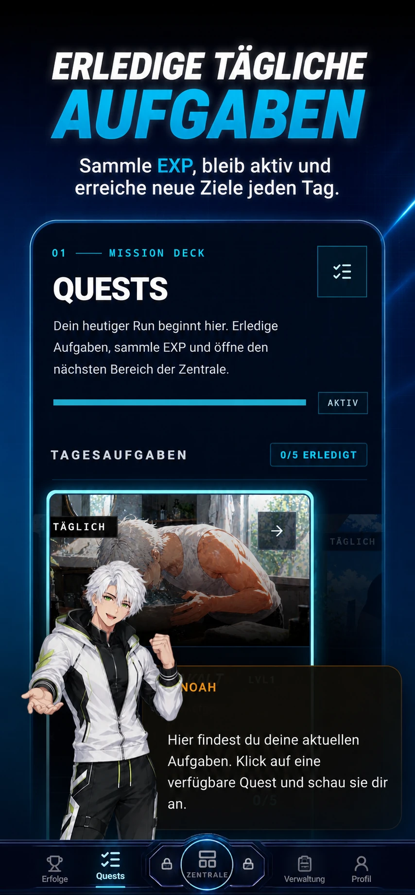 Quests in LevelUpLife